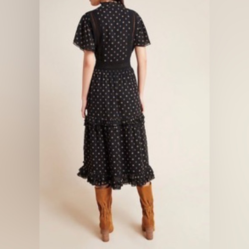 Scotch & Soda Tasha Ruffled Midi Dress - Picture 2 of 7